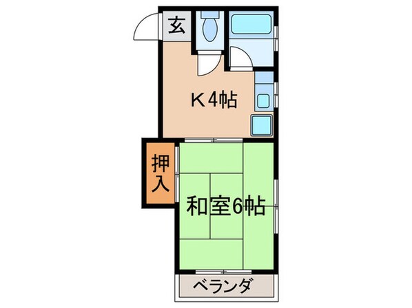 コ－ポストロ－ムの物件間取画像